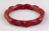 BB285  carved paprika bangle